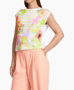 T-Shirts & Tops^Marccain Collectie T-Shirt Wc 48.67 J25 Wit