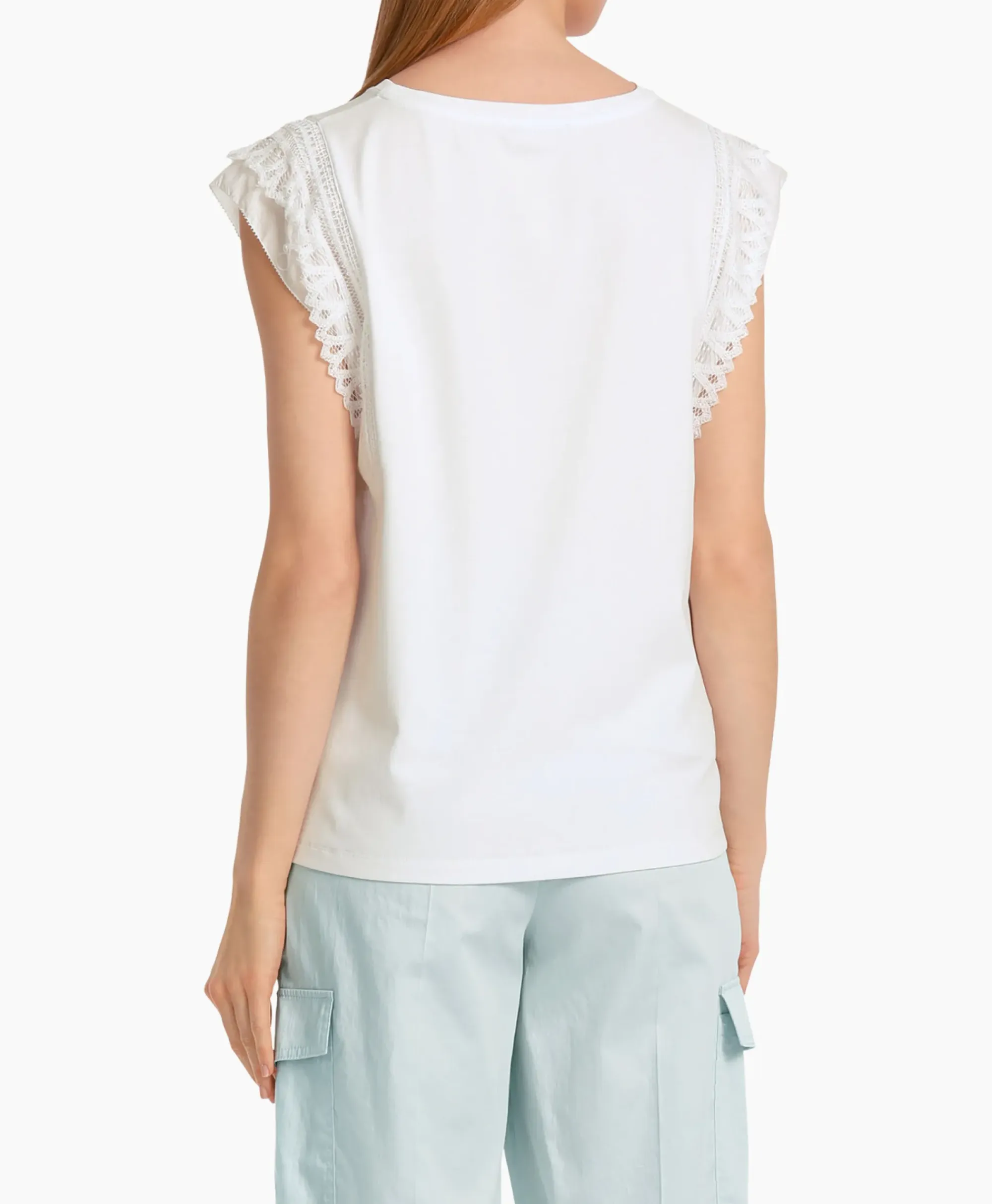 T-Shirts & Tops^Marccain Collectie T-Shirt Wc 48.44 J14 Wit