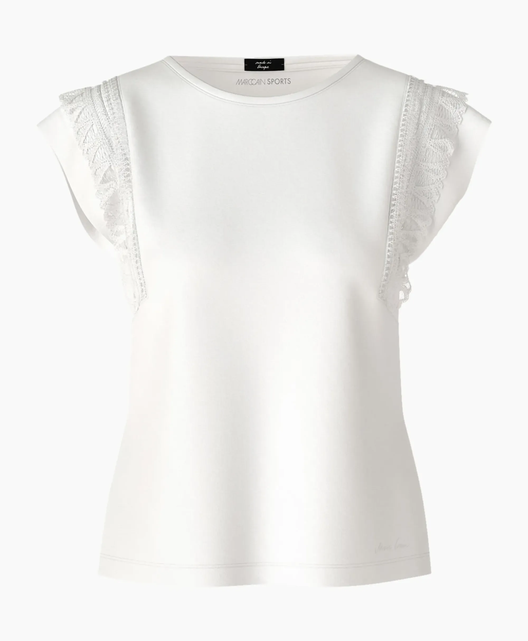 T-Shirts & Tops^Marccain Collectie T-Shirt Wc 48.44 J14 Wit