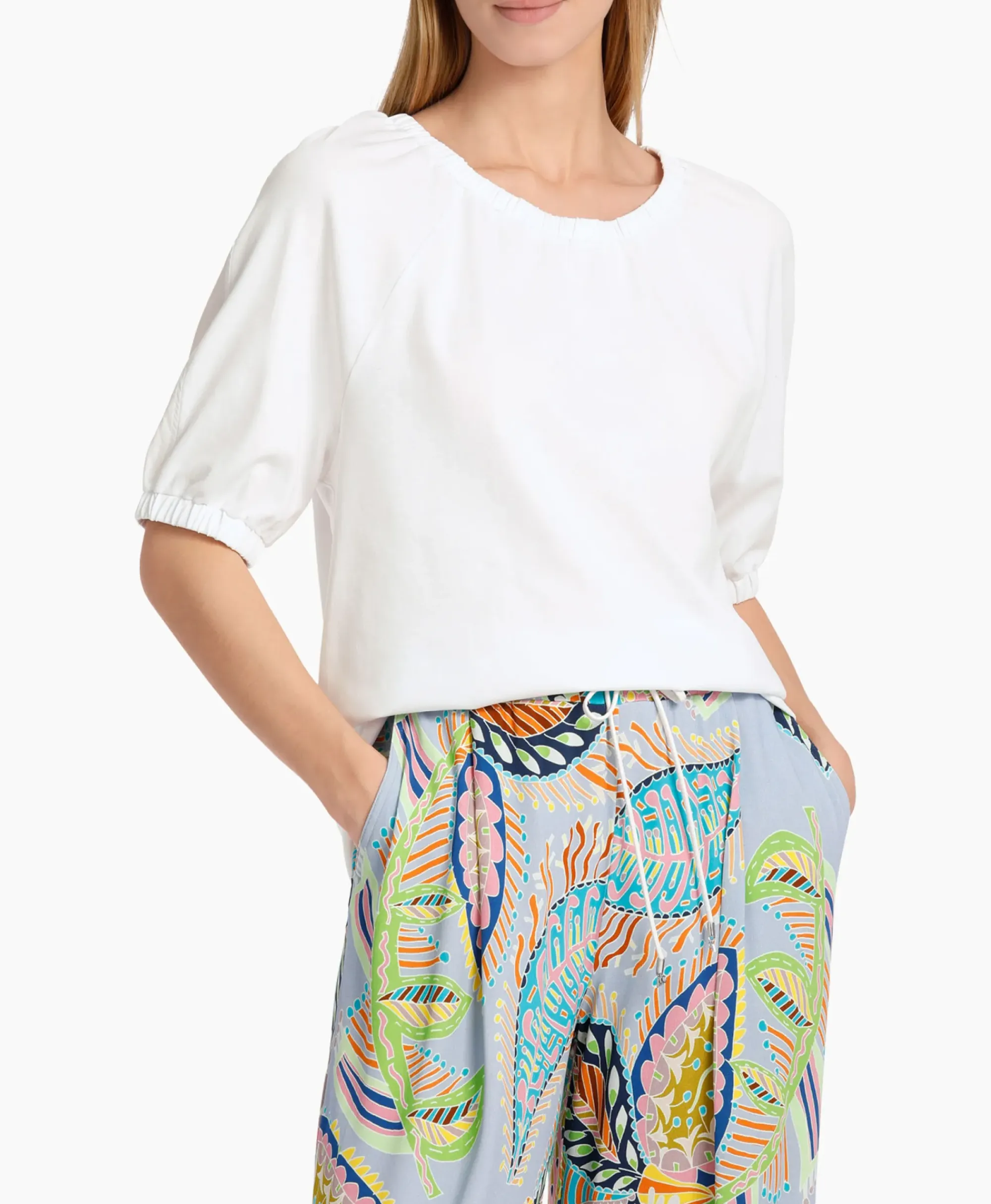 T-Shirts & Tops^Marccain Collectie T-Shirt Wc 48.50 J14 Wit