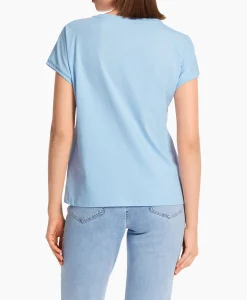 T-Shirts & Tops^Marccain Collectie T-Shirt Wc 48.46 J36 Licht Blauw