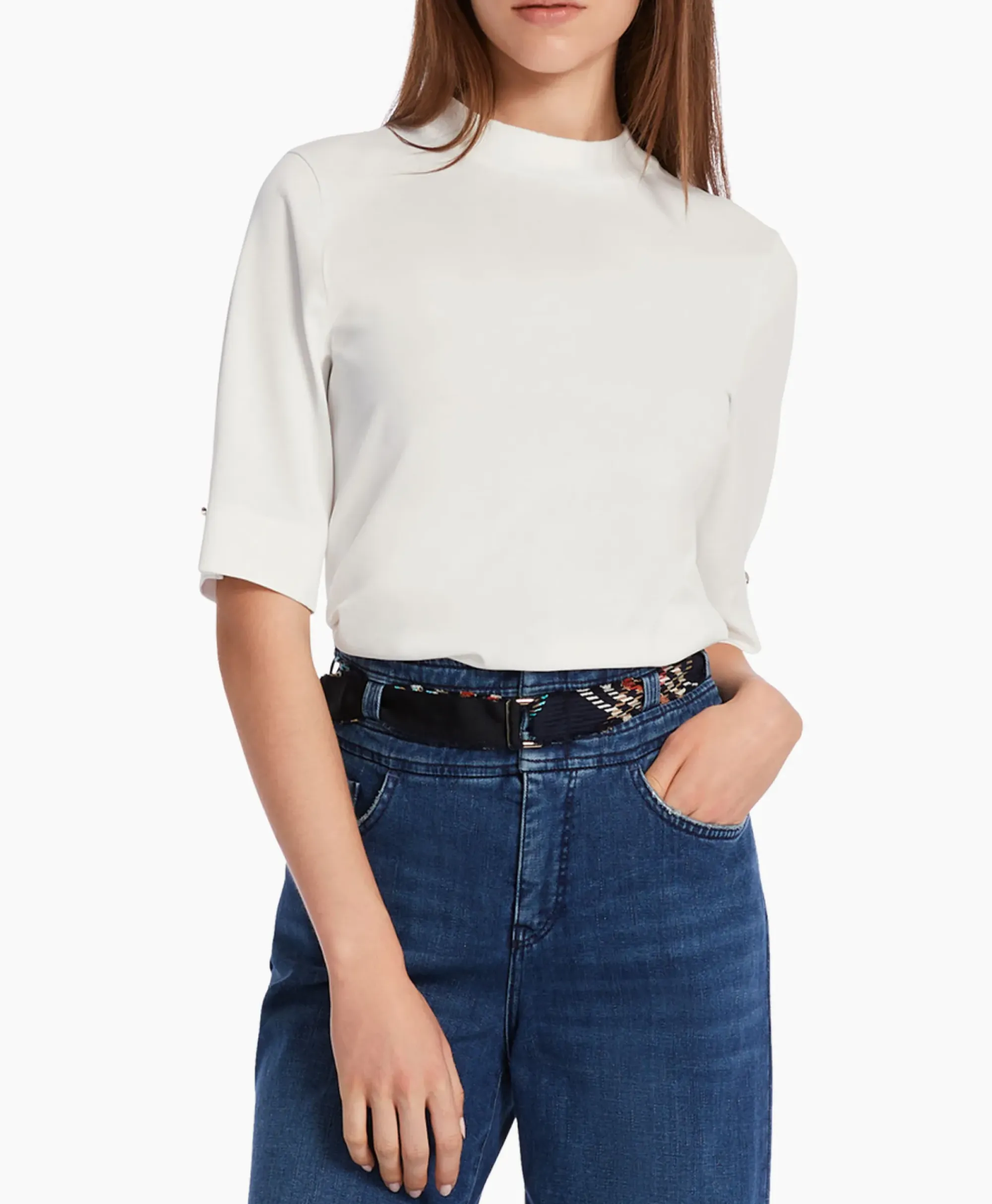T-Shirts & Tops^Marccain Collectie T-Shirt Wc 48.24 J14 Off White