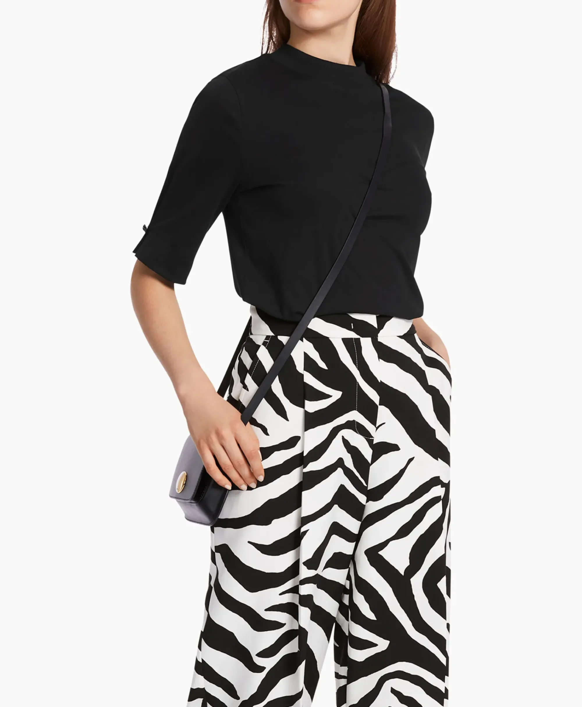 T-Shirts & Tops^Marccain Collectie T-Shirt Wc 48.24 J14 Zwart
