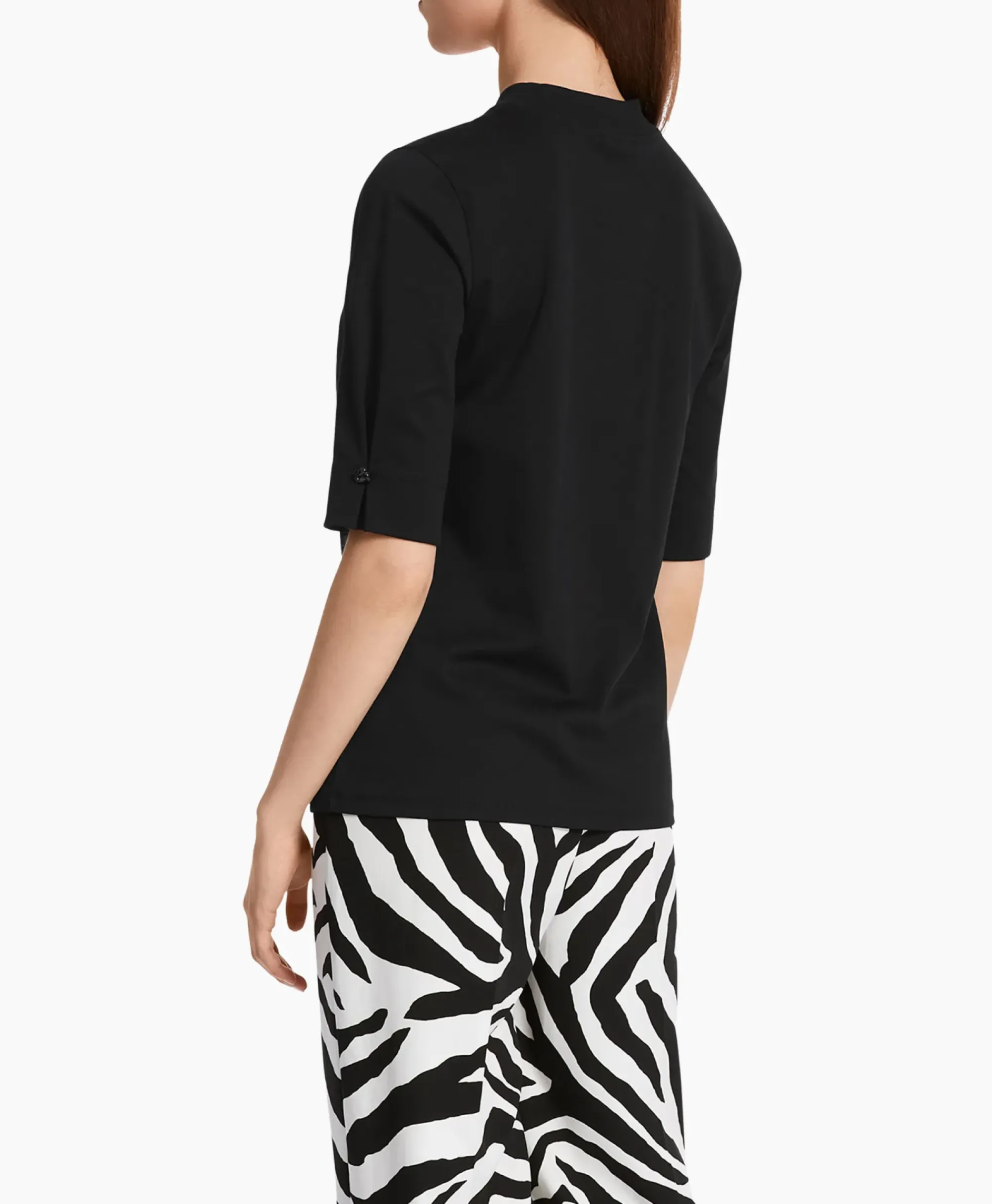 T-Shirts & Tops^Marccain Collectie T-Shirt Wc 48.24 J14 Zwart