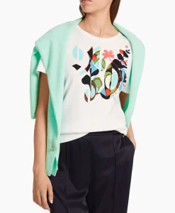 T-Shirts & Tops^Marccain Collectie T-Shirt Wc 48.32 J06 Off White