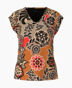 T-Shirts & Tops^Marccain Collectie T-Shirt Wc 48.23 J49 Oranje