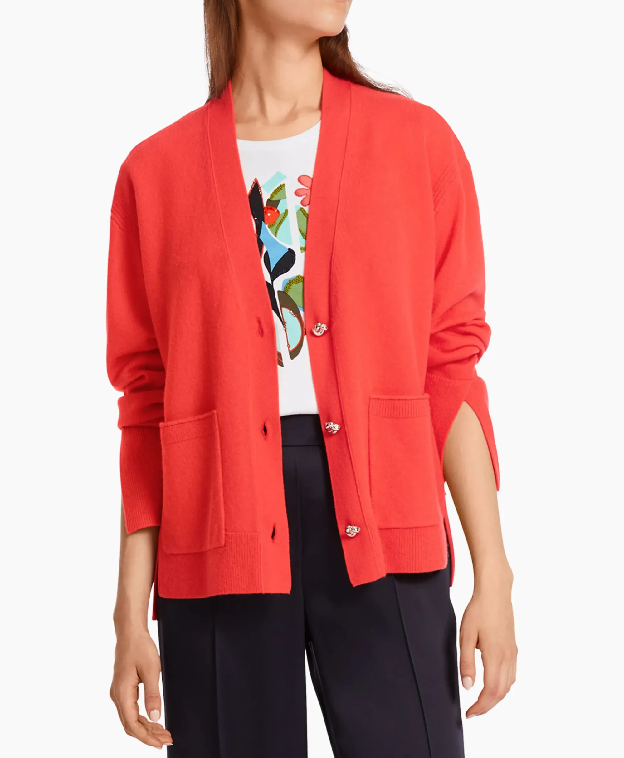Vesten^Marccain Collectie Vest Wc 39.05 M51 Grijs