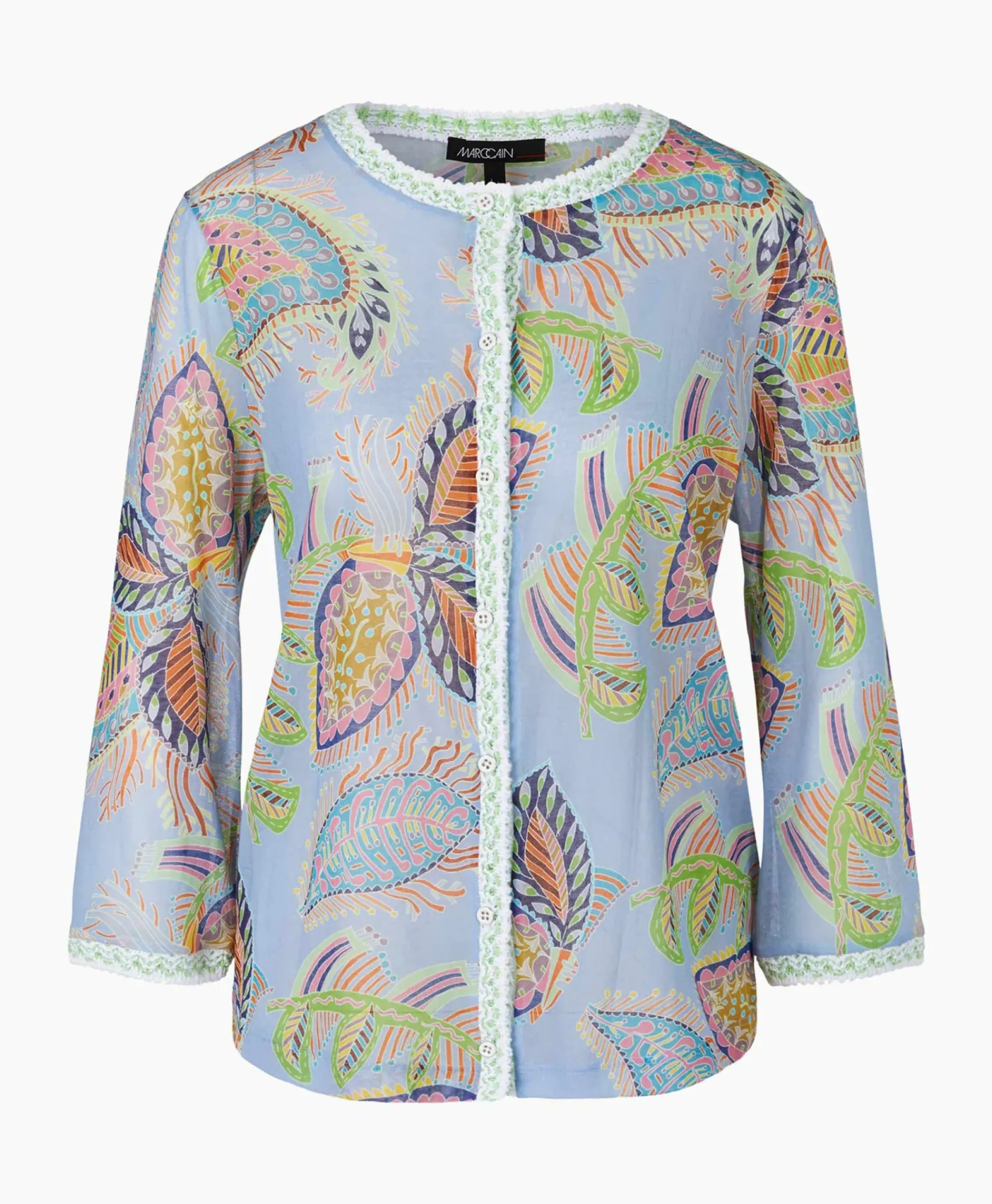Vesten^Marccain Collectie Vest Wc 39.32 M44 Licht Blauw