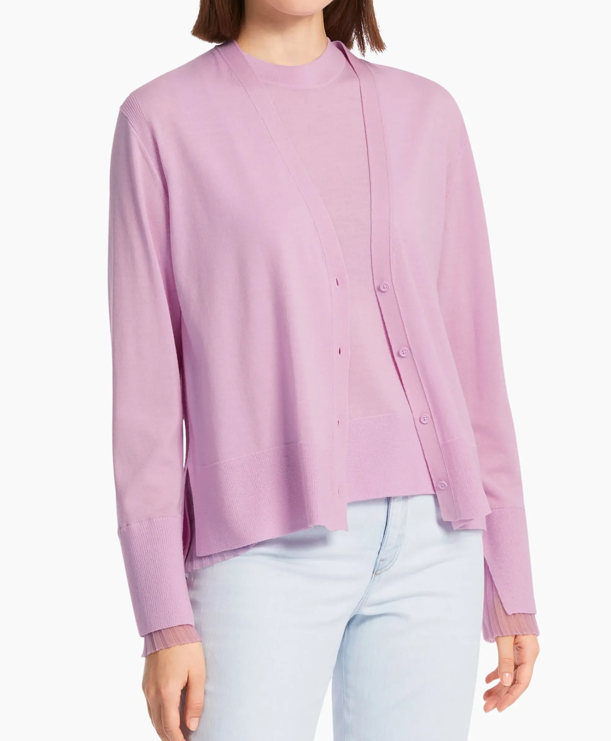 Vesten^Marccain Collectie Vest Wc 39.10 M73 Lavendel