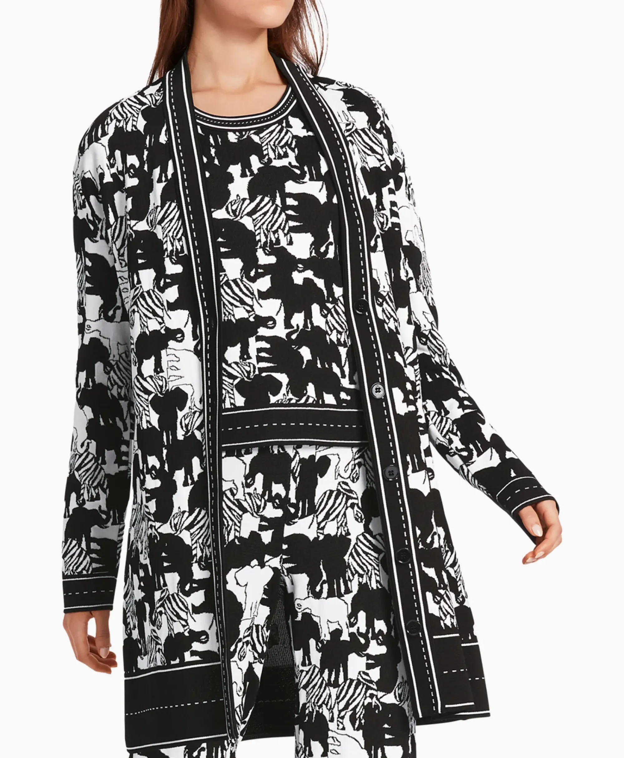 Vesten^Marccain Collectie Vest Wc 39.18 M03 Print + 2 Kleurig