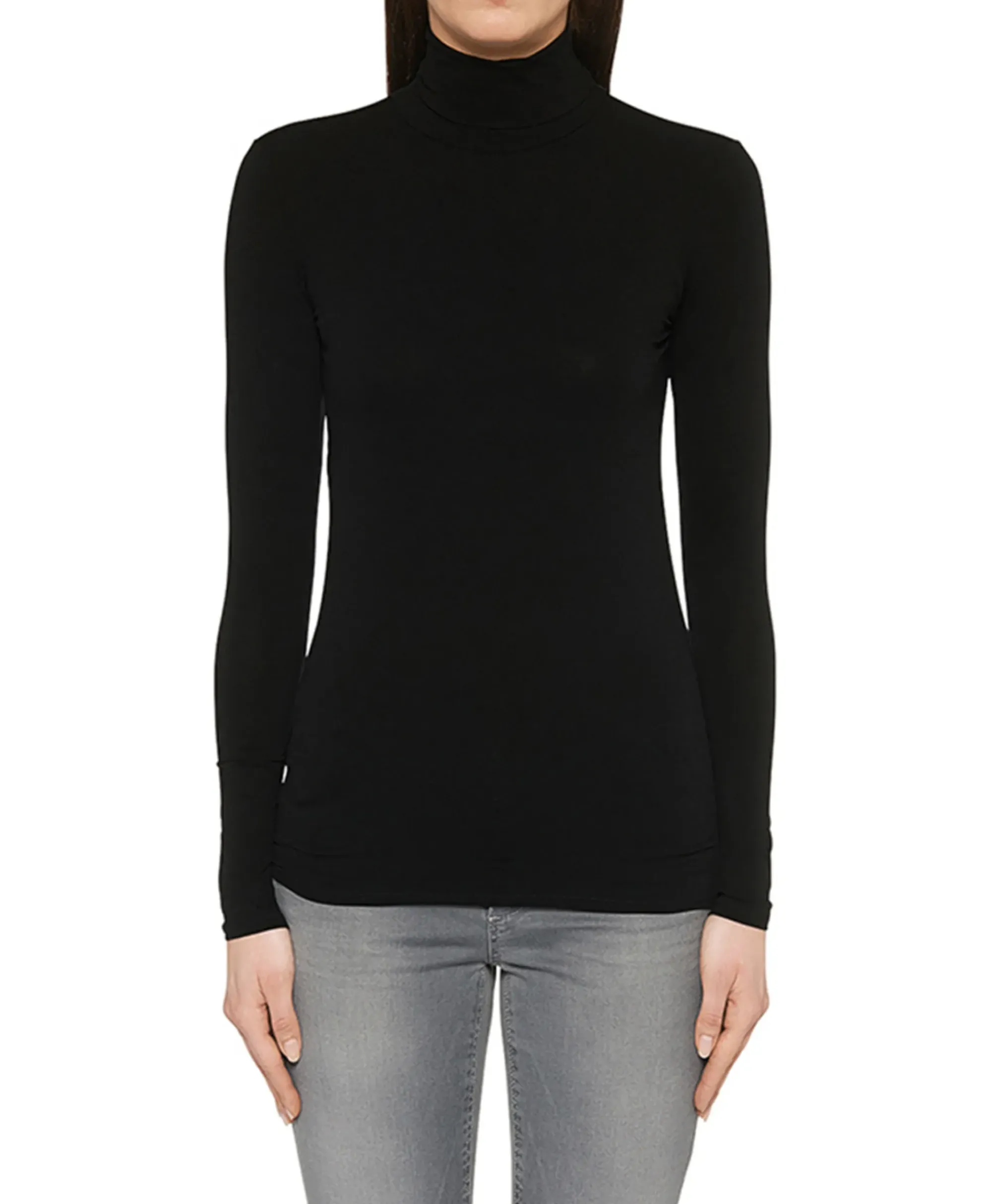 Truien^Marccain Essentials Coltrui+E 48.54 J03 Zwart