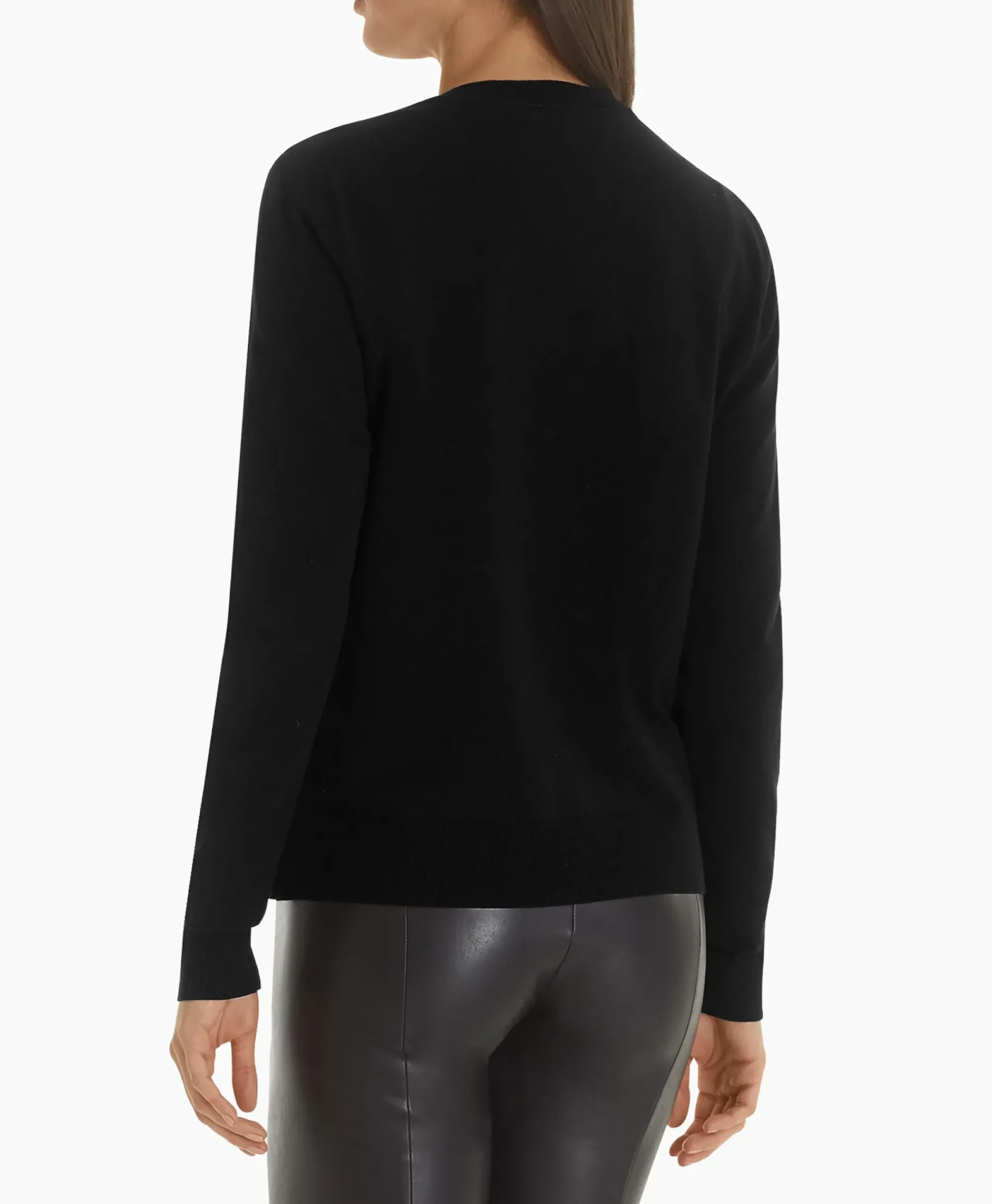 Vesten^Marccain Essentials Vest +E 39.01 M11 Zwart