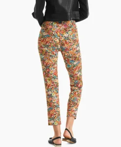 Broeken^Marc Cain Pants Bloemenbroek Wp 81.11 J17 Rood