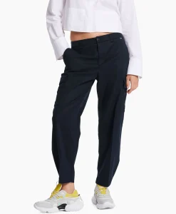 Broeken^Marc Cain Pants Broek Wp 81.12 W50 Blauw