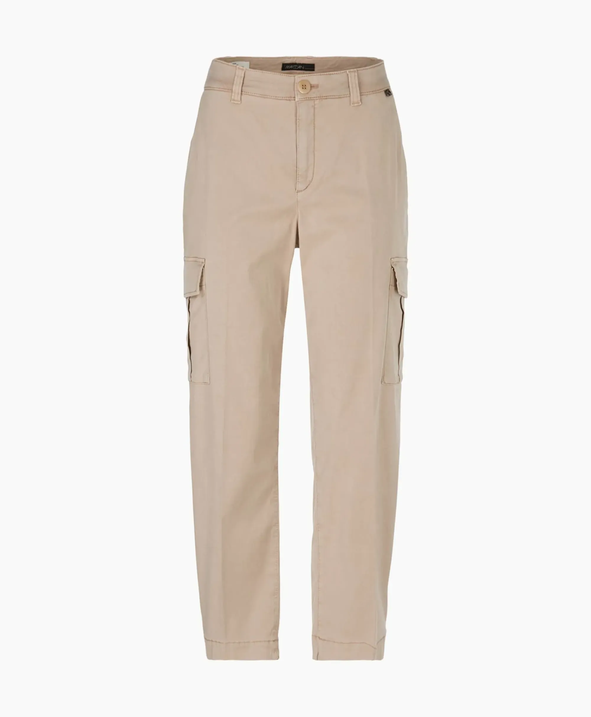 Broeken^Marc Cain Pants Broek Wp 81.12 W50 Licht Grijs