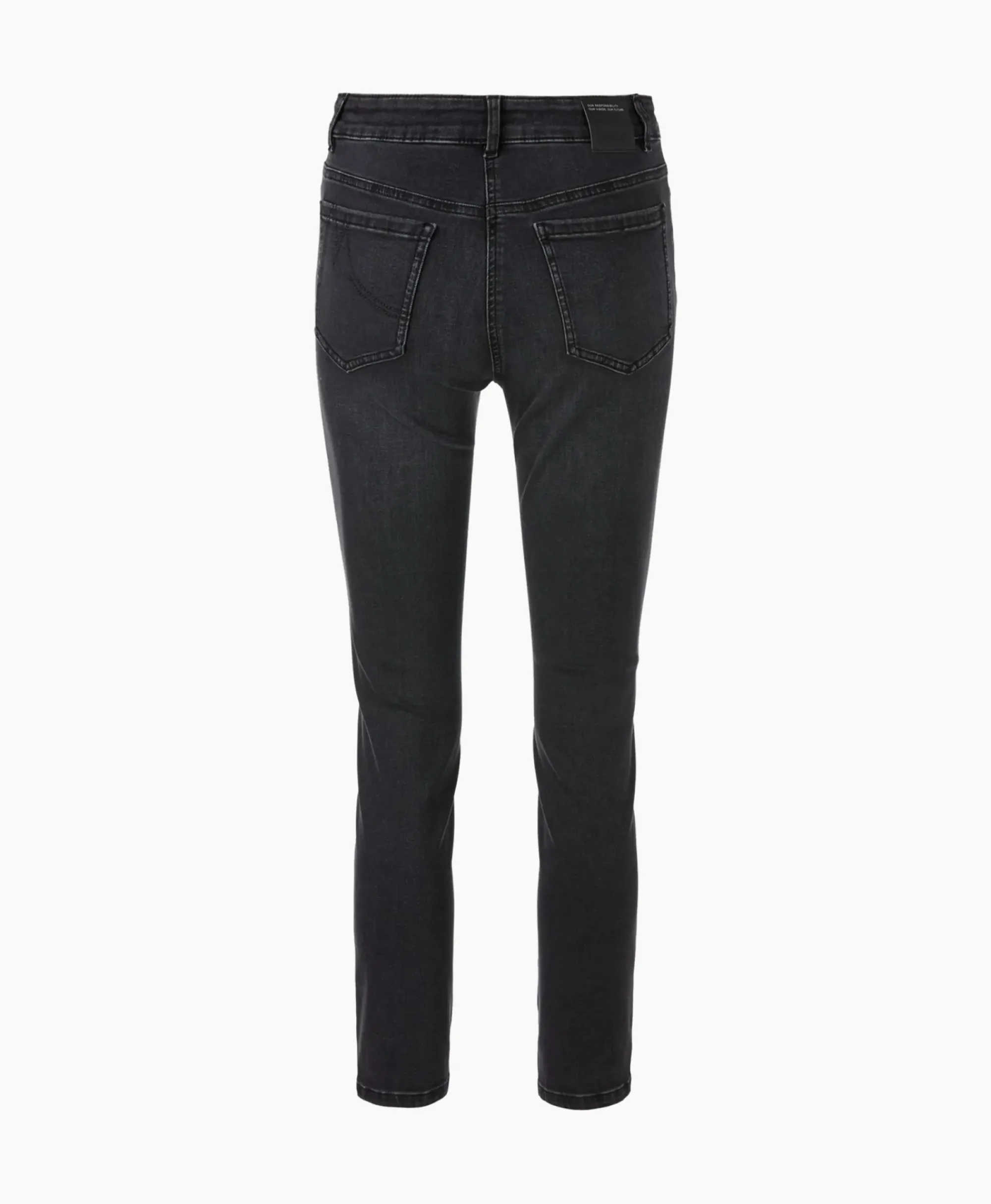Broeken^Marc Cain Pants Jeans +P 82.01 D14 Donker Grijs