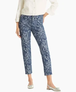 Broeken^Marc Cain Pants Jeans Wp 82.04 D21 Petrol