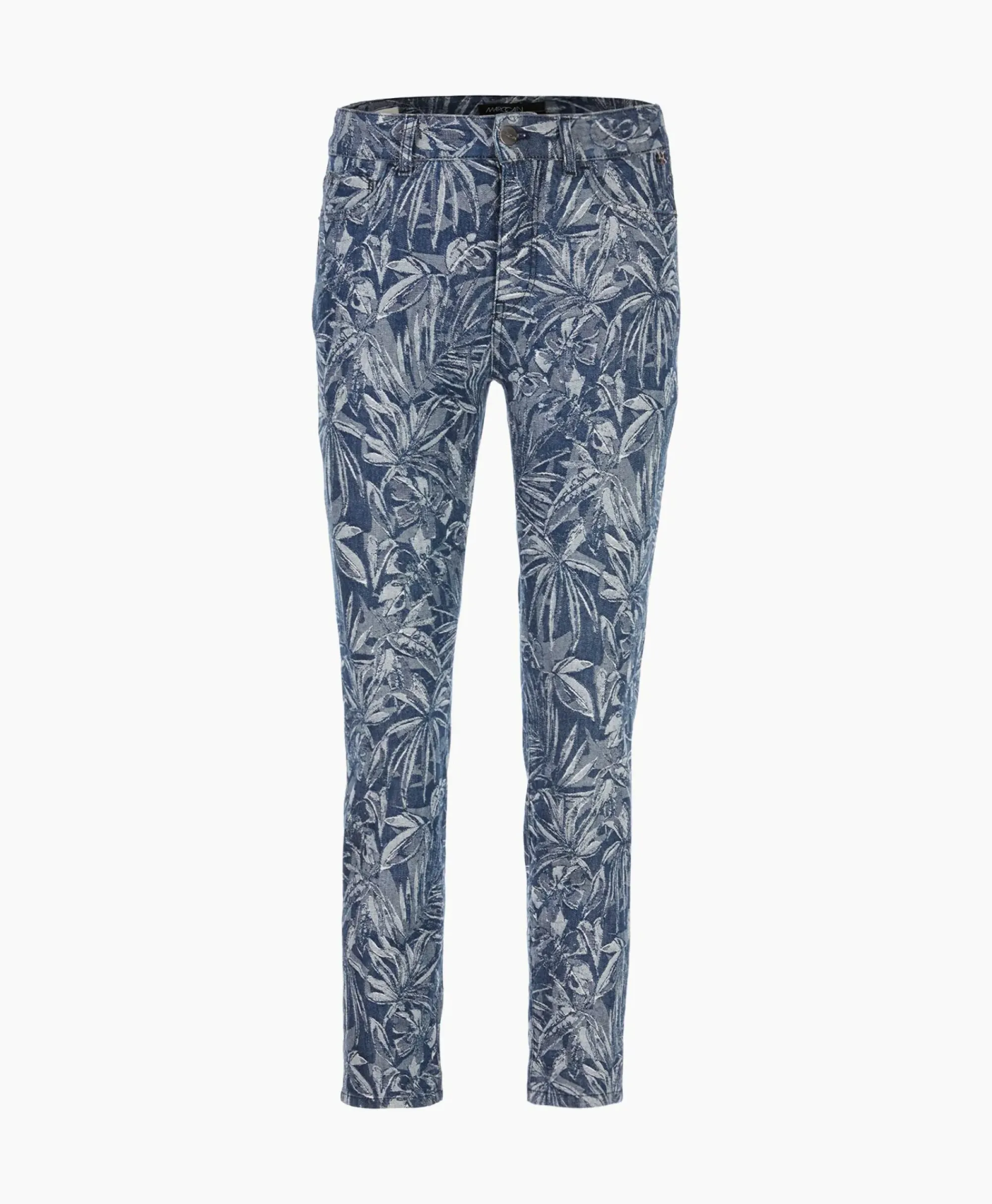 Broeken^Marc Cain Pants Jeans Wp 82.04 D21 Petrol