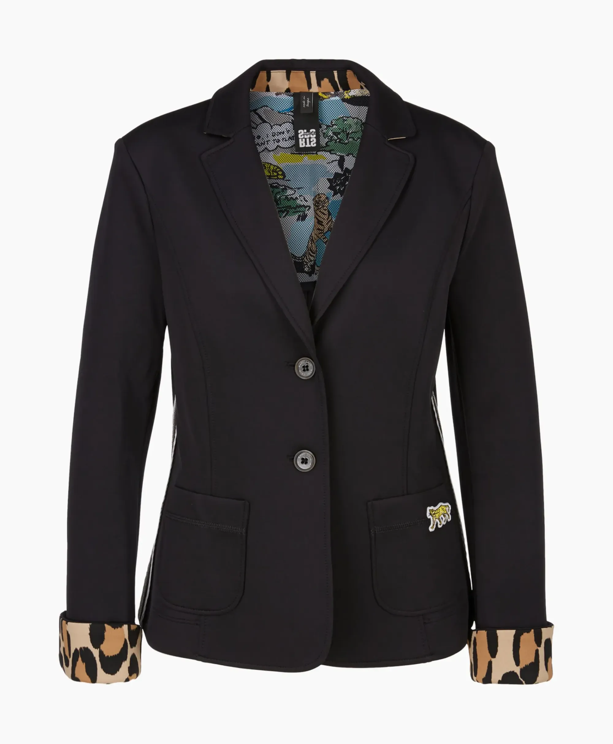 Blazers^Marccain Sport Blazer Vs 34.12 J22 Zwart