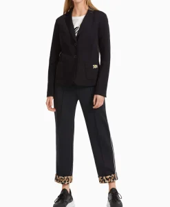 Blazers^Marccain Sport Blazer Vs 34.12 J22 Zwart
