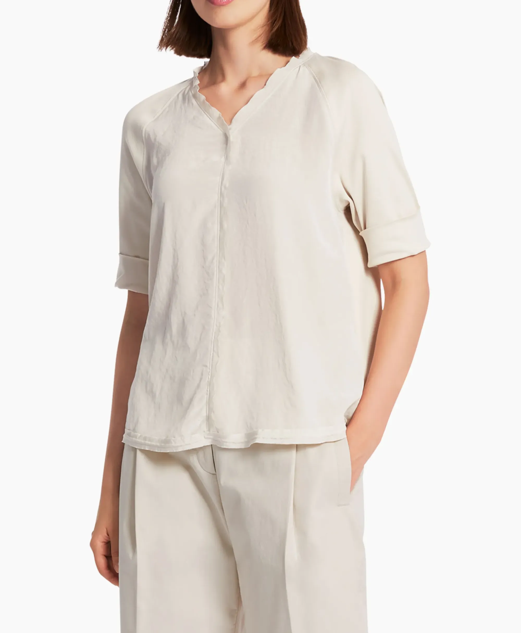 Blouses^Marccain Sport Blouse Ws 55.04 J67 Grijs