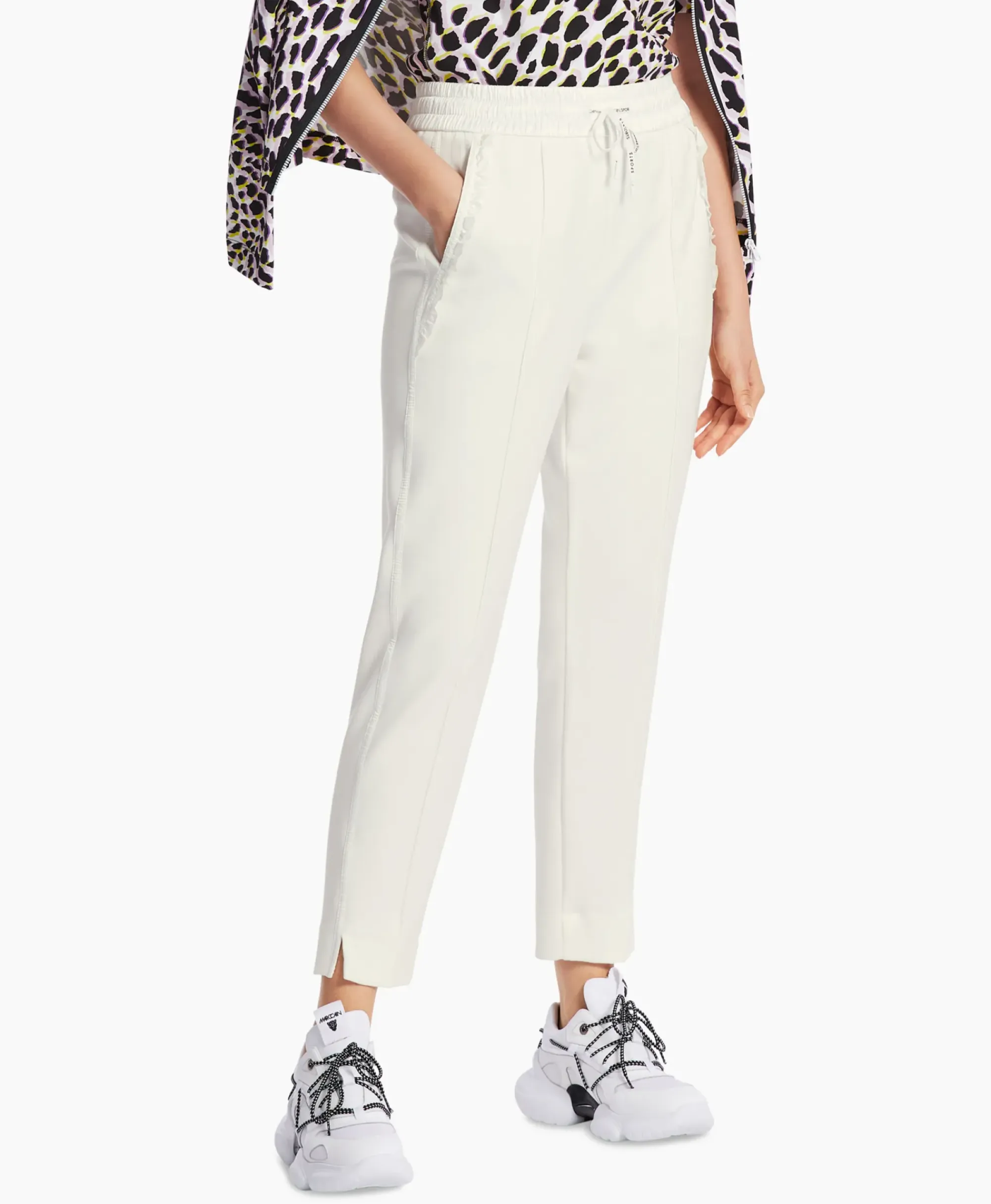 Broeken^Marccain Sport Broek Ws 81.38 J06 Off White
