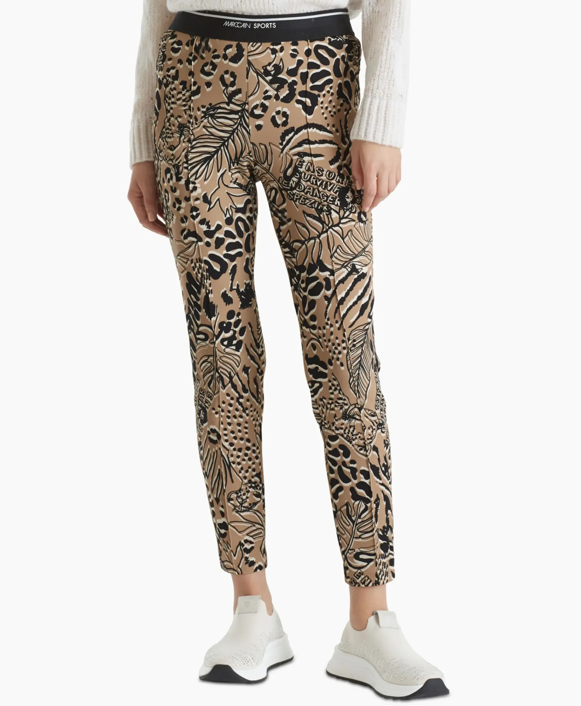 Broeken^Marccain Sport Broek Ws 81.27 J01 Zand