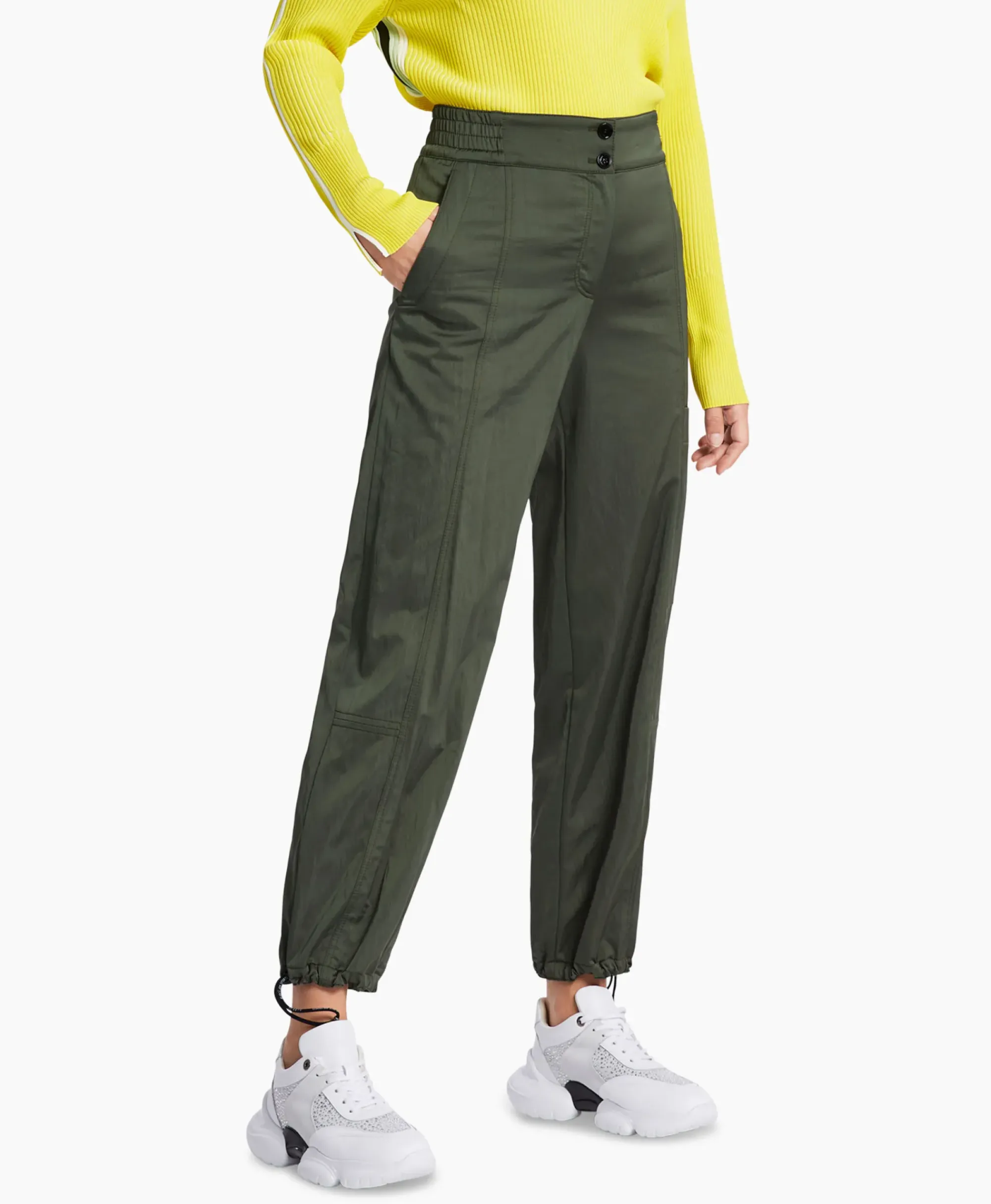 Broeken^Marccain Sport Broek Ws 81.20 W31 Donker Groen