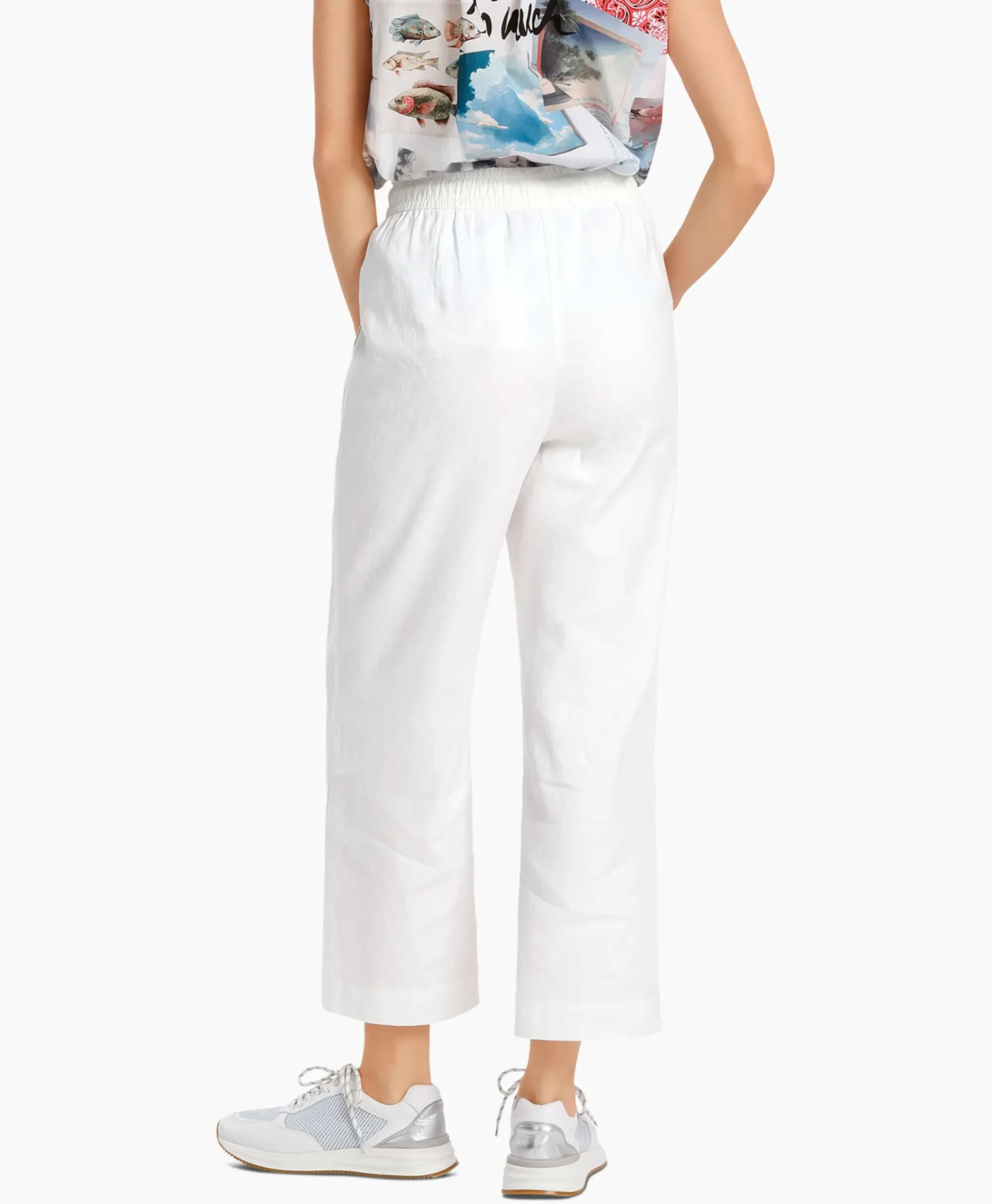 Broeken^Marccain Sport Broek Ws 81.47 W03 Wit