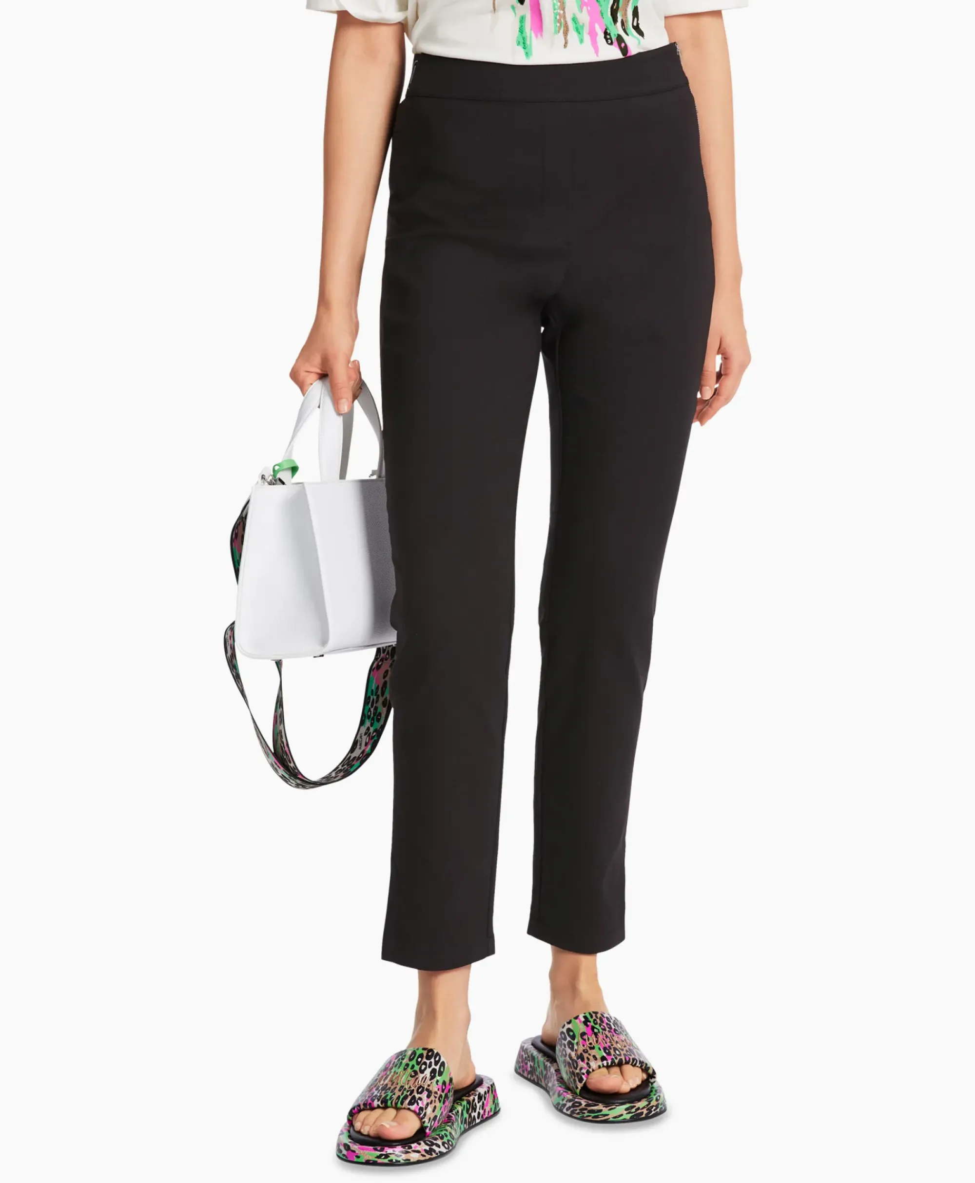 Broeken^Marccain Sport Broek Ws 81.04 W08 Zwart