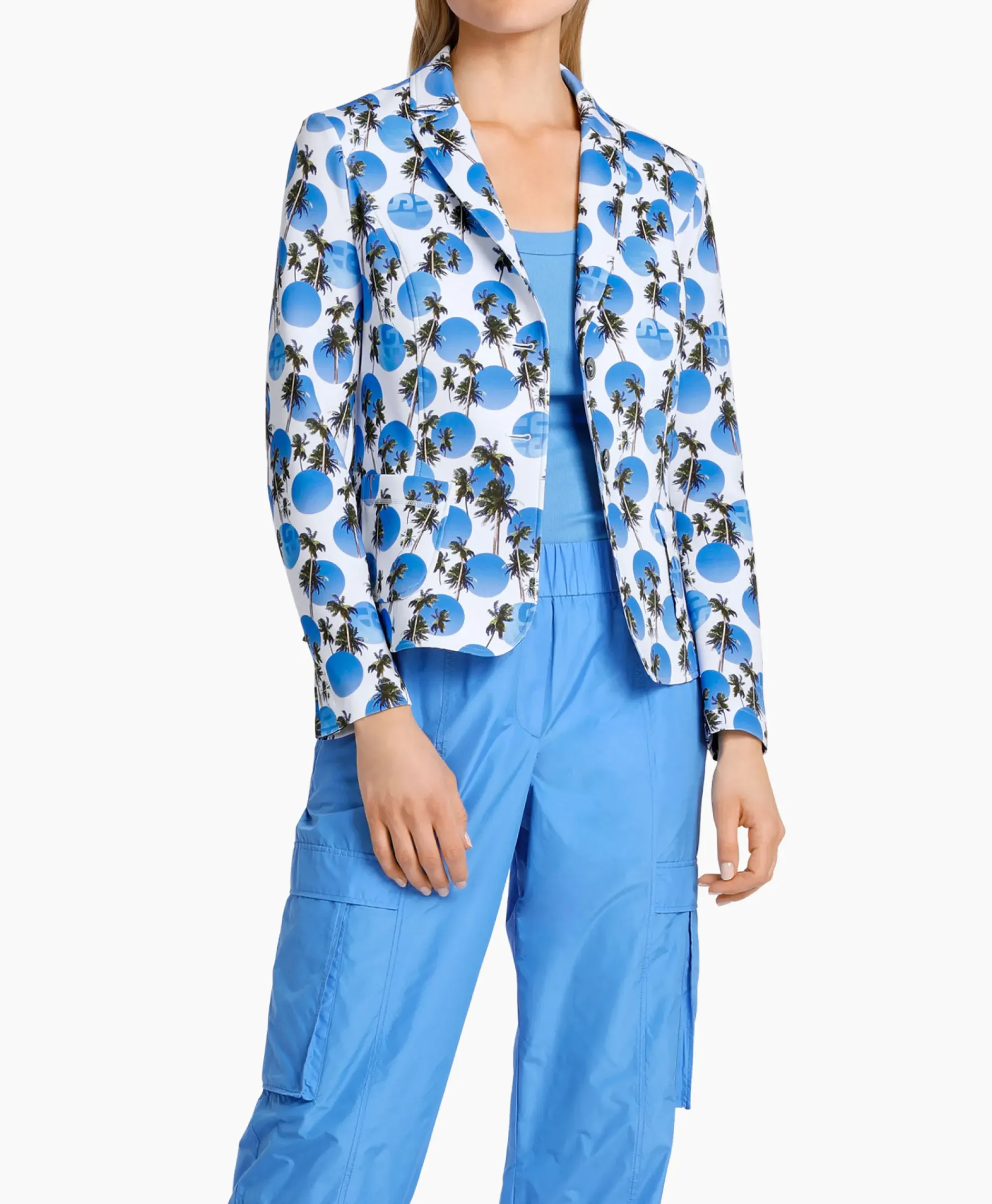 Blazers^Marccain Sport Jasje Ws 34.08 J77 Donker Blauw