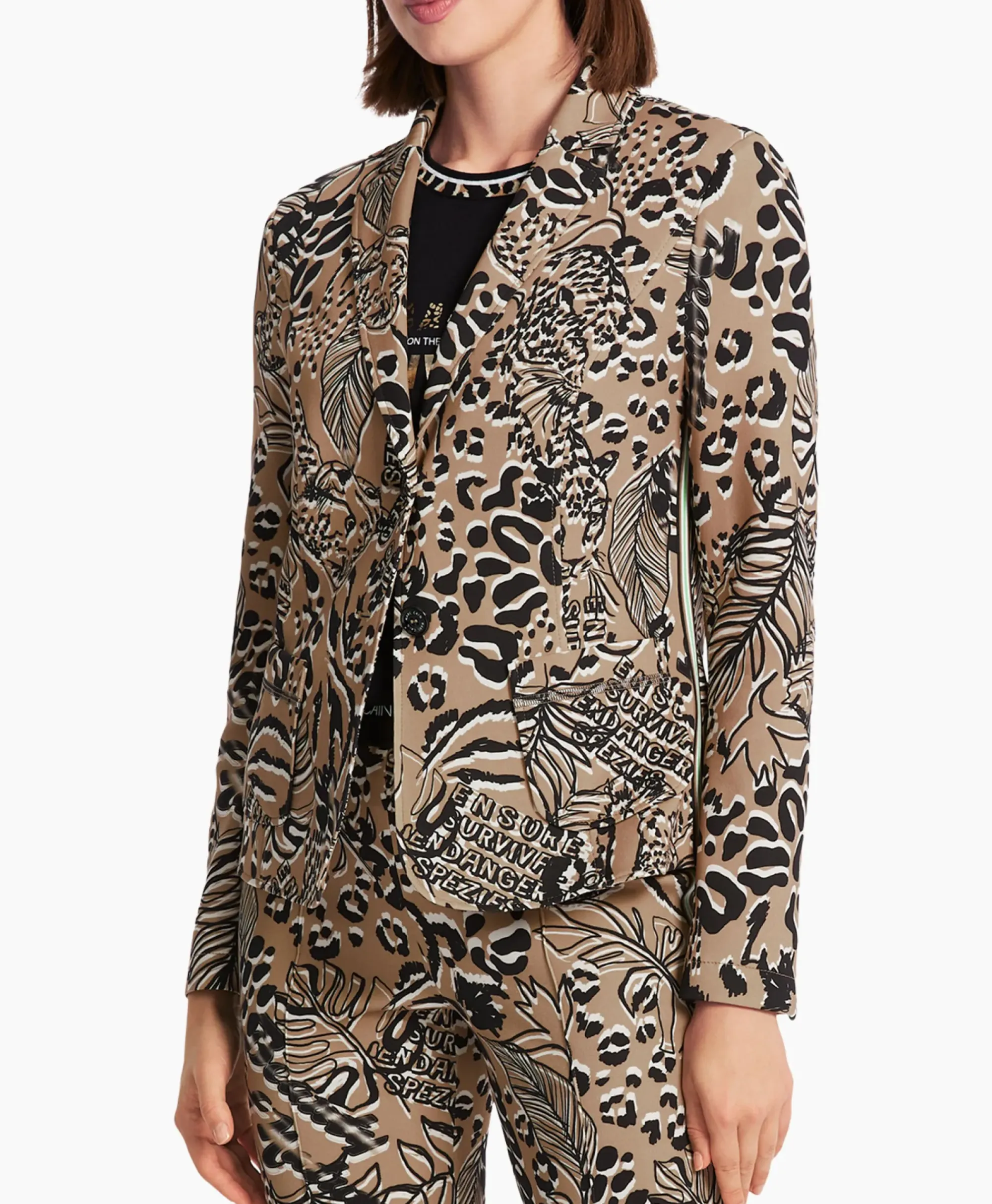 Blazers^Marccain Sport Jasje Ws 34.08 J01 Zand