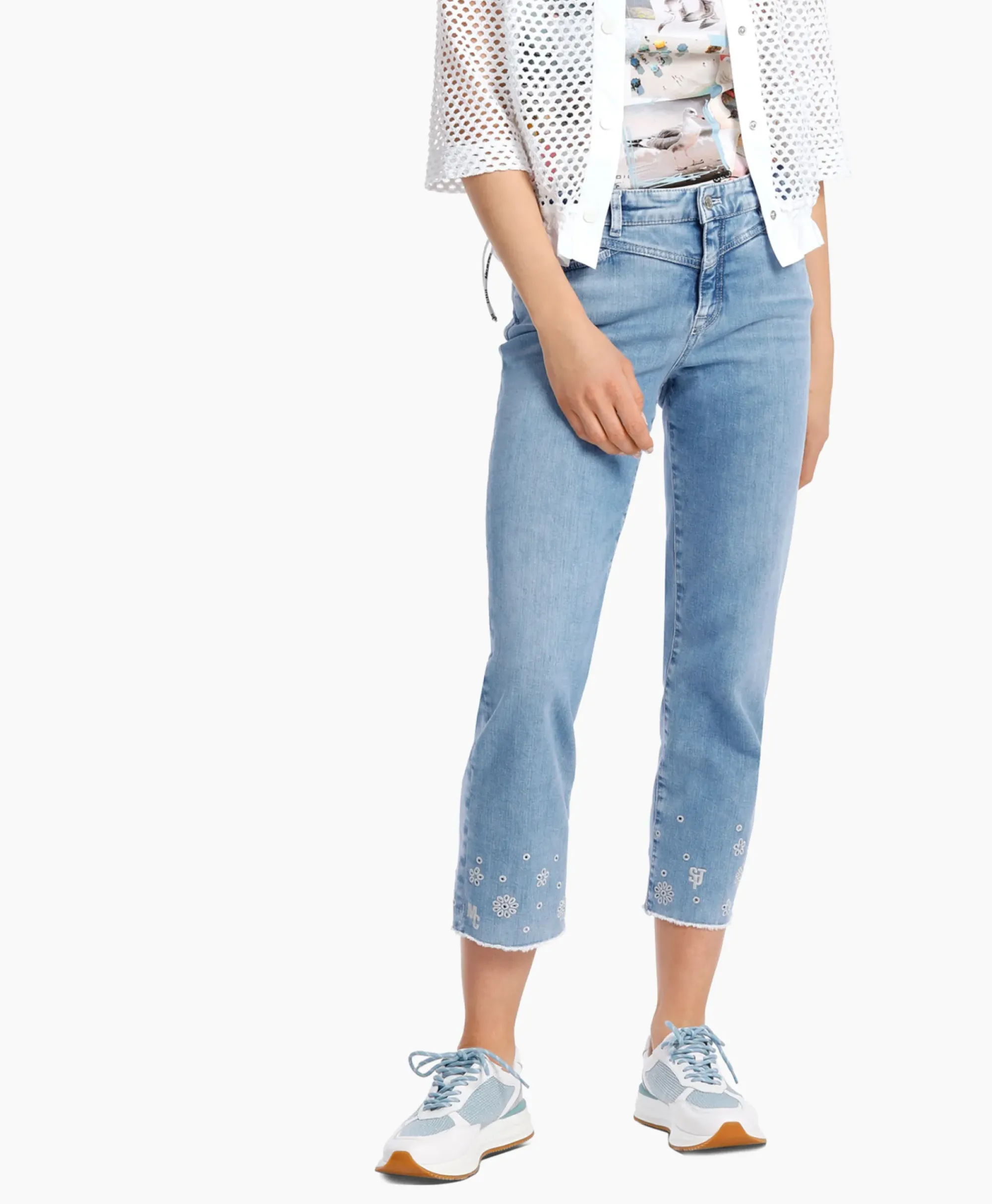 Broeken^Marccain Sport Jeans Ws 82.24 D15 Licht Blauw