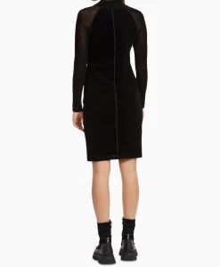 Bruiloftskleding^Marccain Sport Jurk Vs 21.33 J41 Zwart