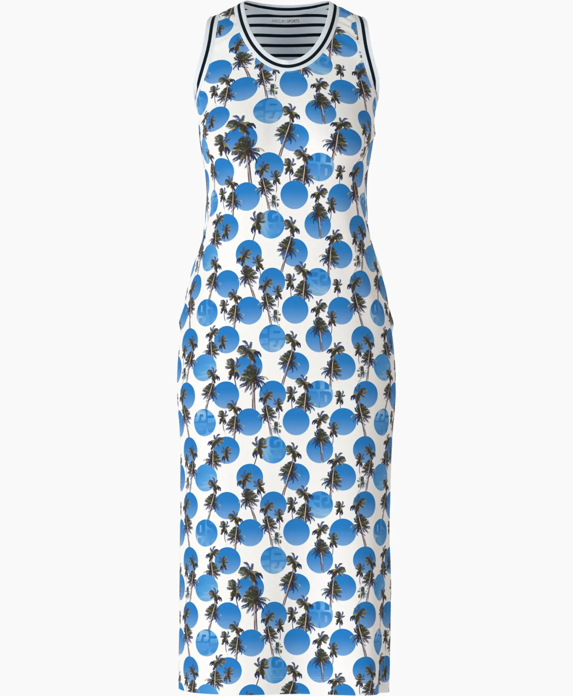 Bruiloftskleding^Marccain Sport Jurk Ws 21.49 J78 Donker Blauw