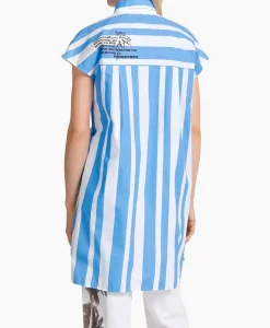 Blouses^Marccain Sport Jurk Ws 21.53 W84 Donker Blauw