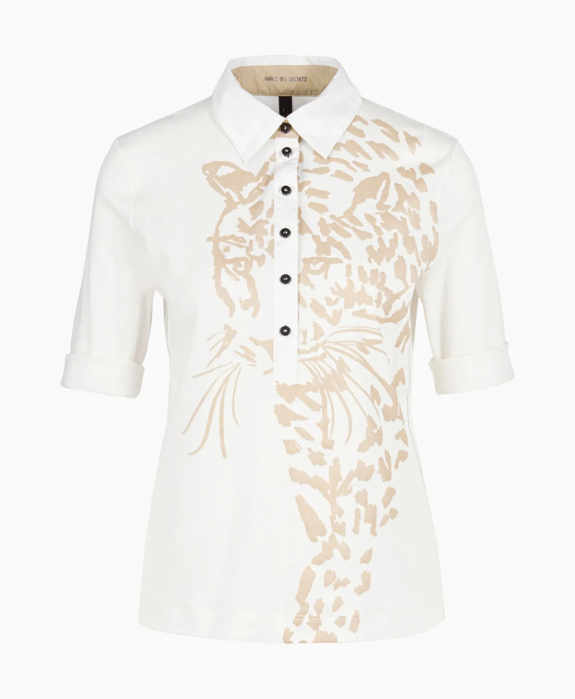 Polo's^Marccain Sport Polo Ws 53.03 J48 Off White