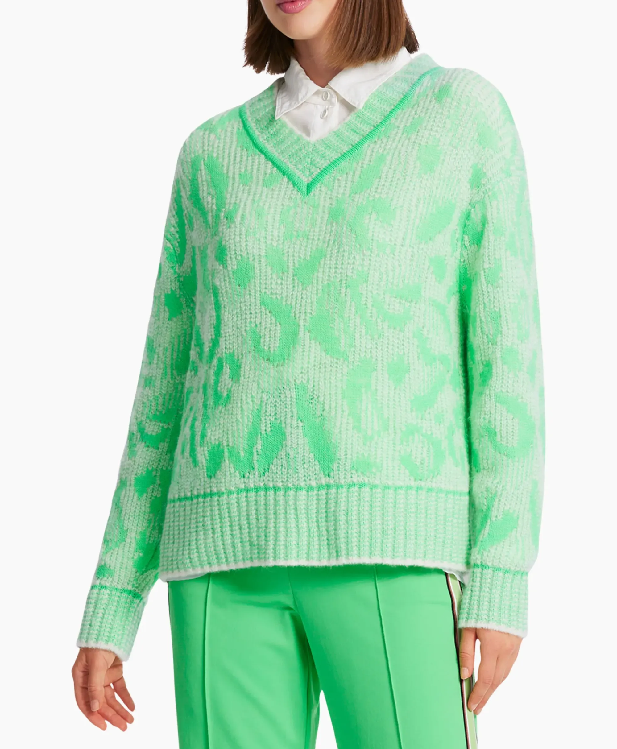Truien^Marccain Sport Pullover Ws 41.03 M01 Groen