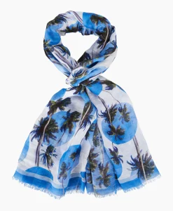 Sjaals^Marccain Sport Shawl Ws B4.07 Z27 Donker Blauw