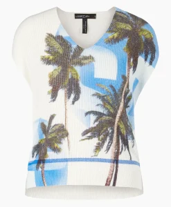 T-Shirts & Tops^Marccain Sport Top Ws 42.03 M33 Donker Blauw