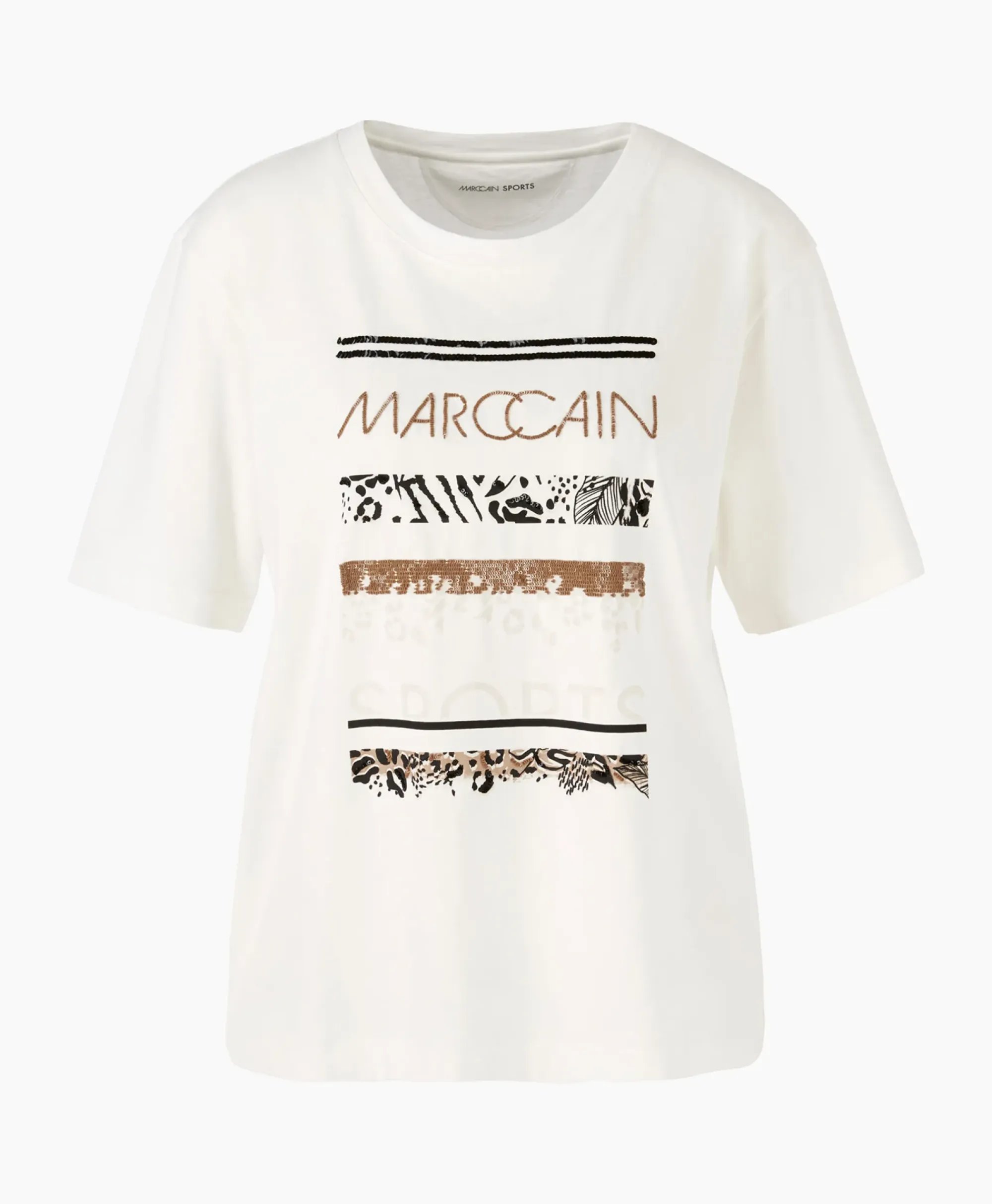 T-Shirts & Tops^Marccain Sport T-Shirt Ws 48.21 J58 Off White