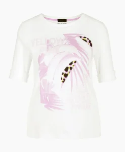T-Shirts & Tops^Marccain Sport T-Shirt Ws 48.28 J32 Off White