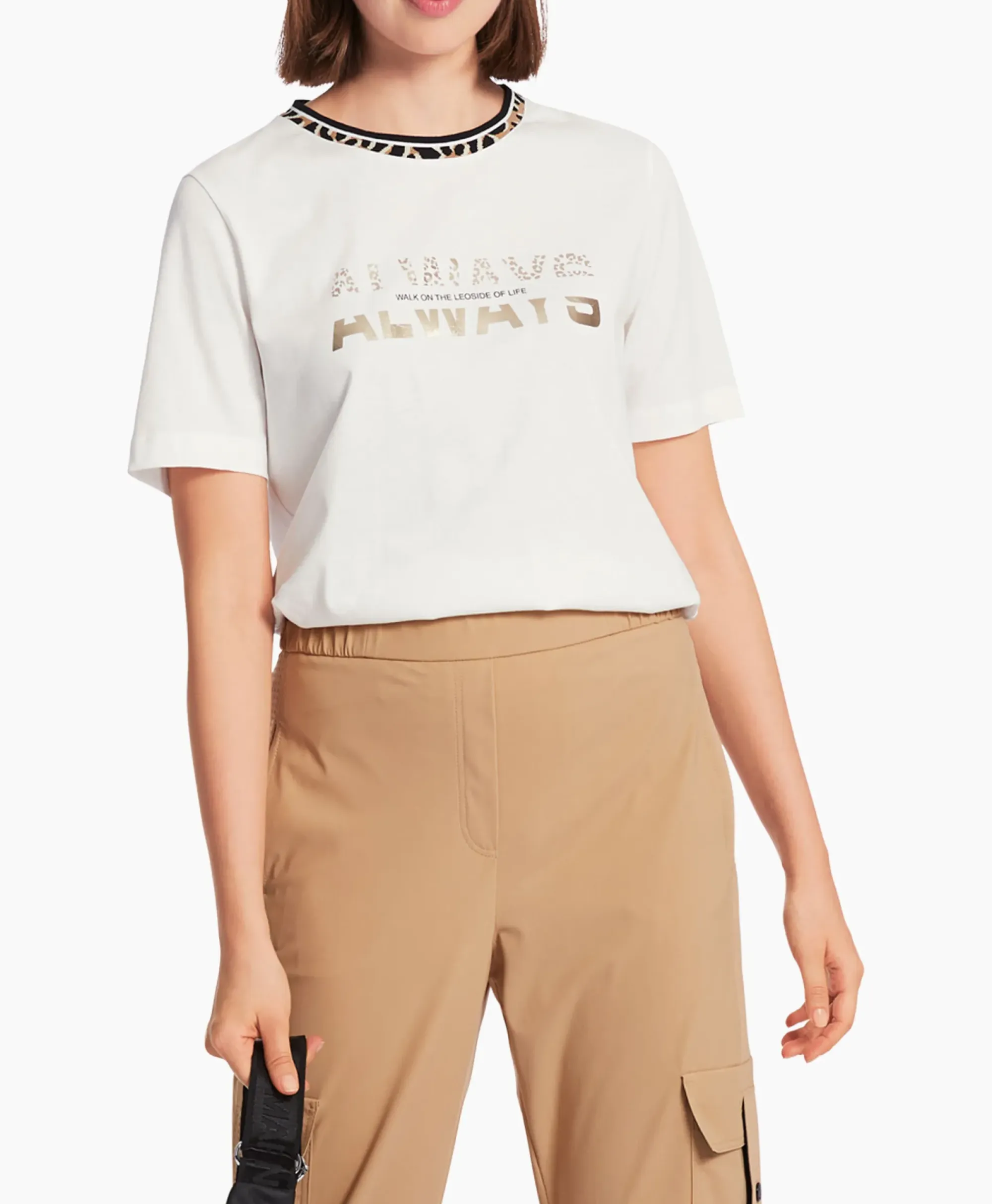 T-Shirts & Tops^Marccain Sport T-Shirt Ws 48.20 J27 Off White