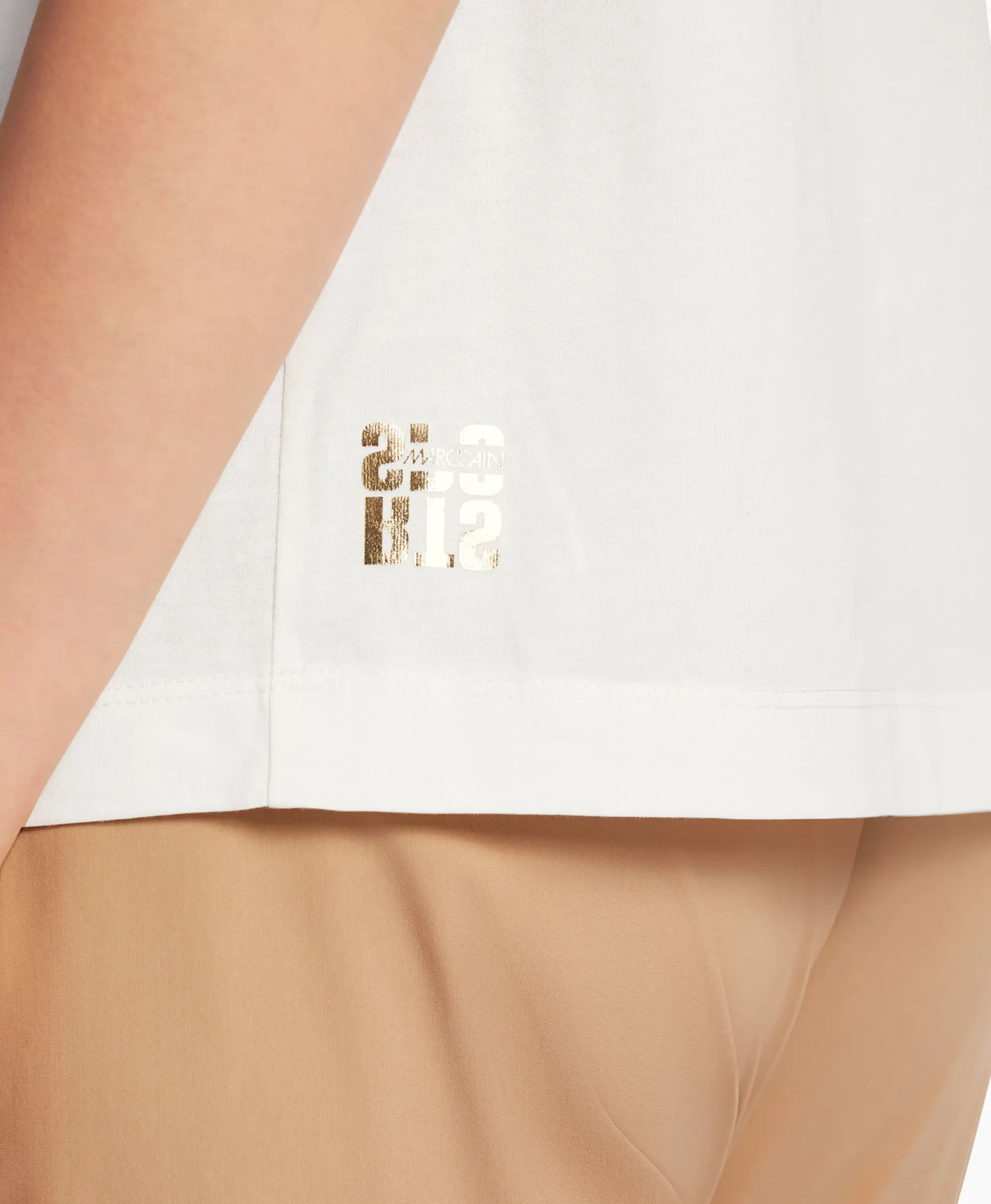 T-Shirts & Tops^Marccain Sport T-Shirt Ws 48.20 J27 Off White