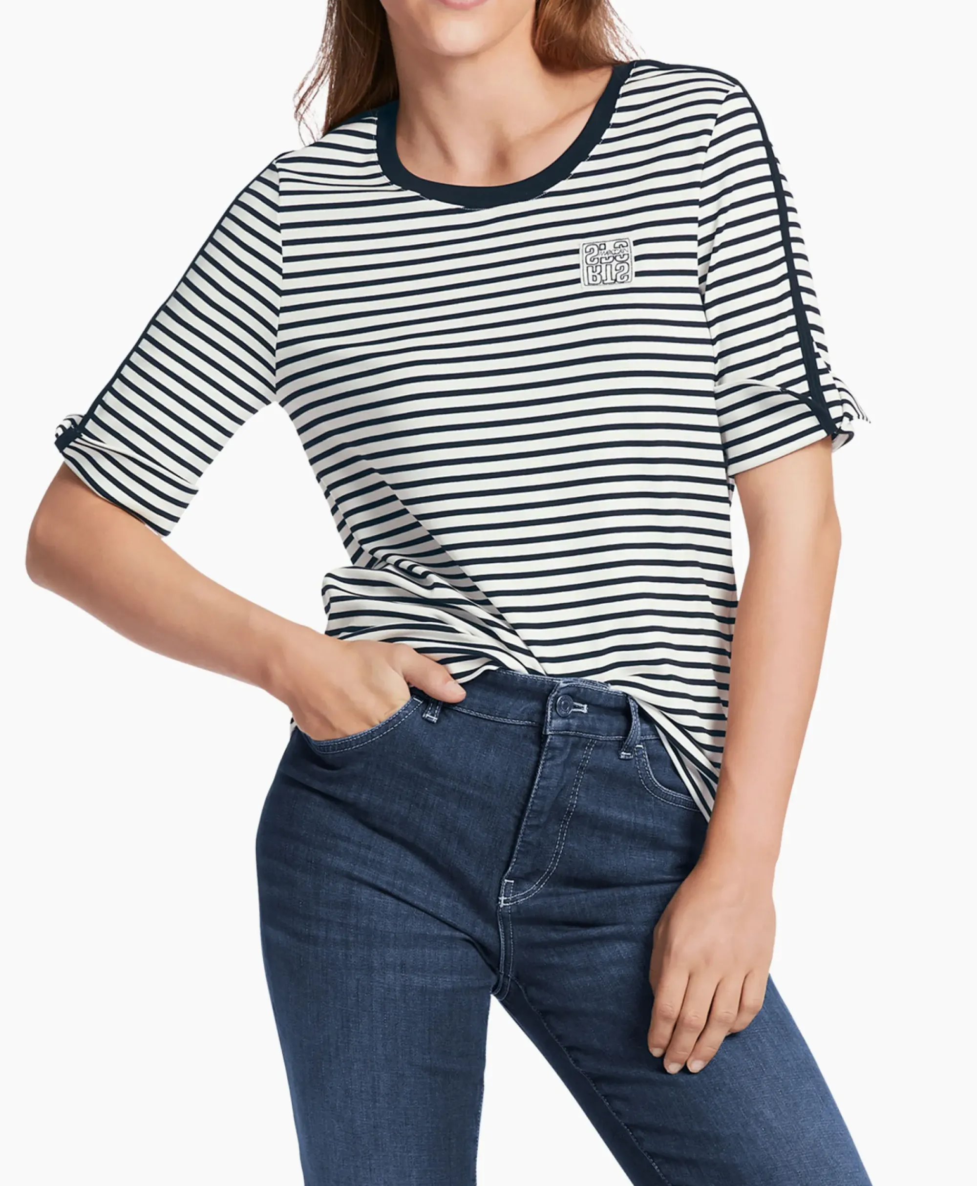 T-Shirts & Tops^Marccain Sport T-Shirt Ws 48.03 J18 Print + 2 Kleurig
