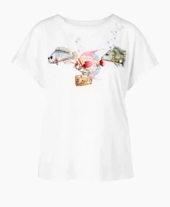 T-Shirts & Tops^Marccain Sport T-Shirt Ws 48.58 J98 Wit