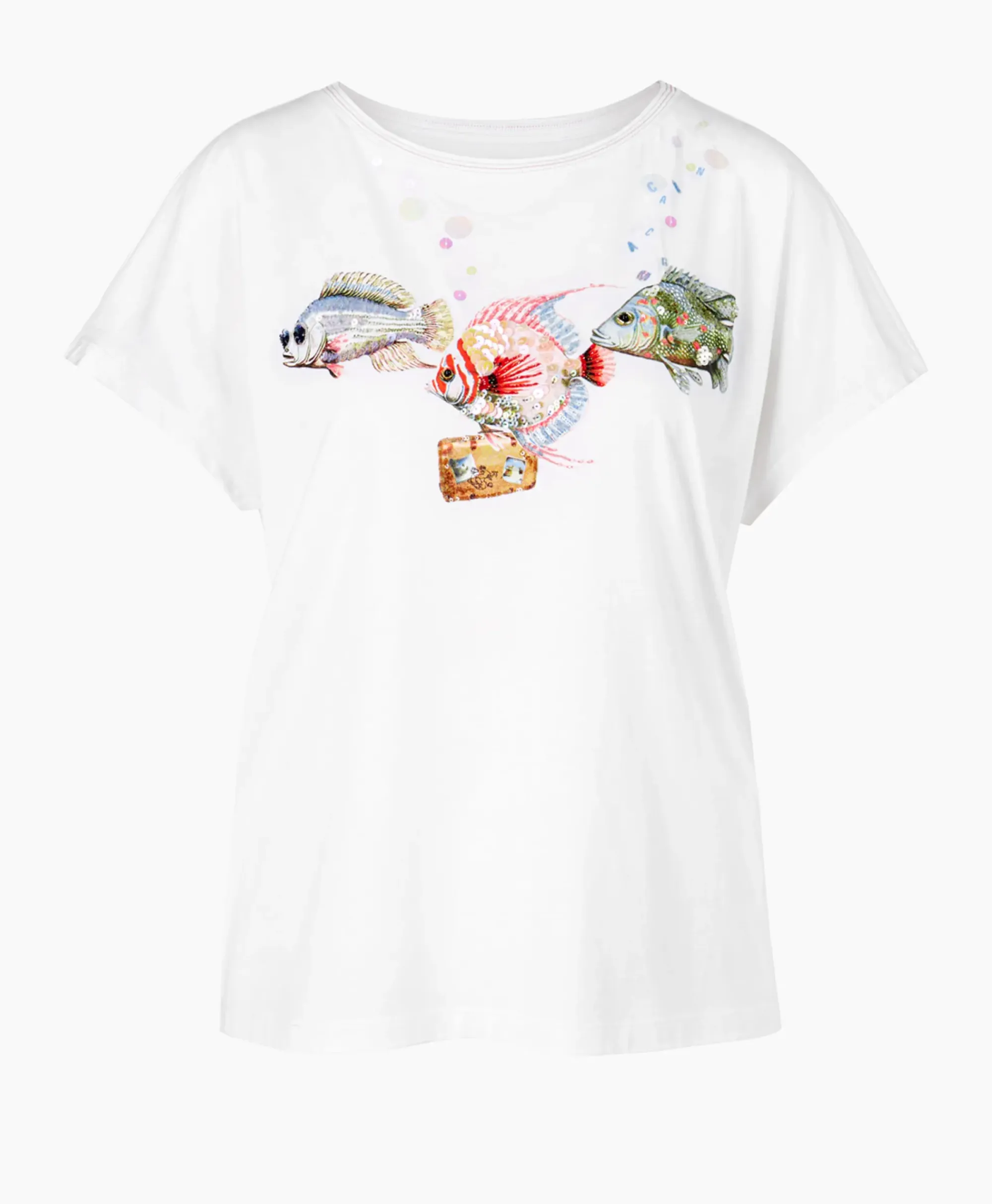 T-Shirts & Tops^Marccain Sport T-Shirt Ws 48.58 J98 Wit