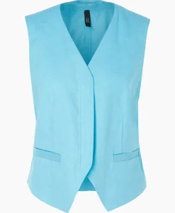 Jassen^Marccain Sport Vest Ws 37.04 W03 Blauw
