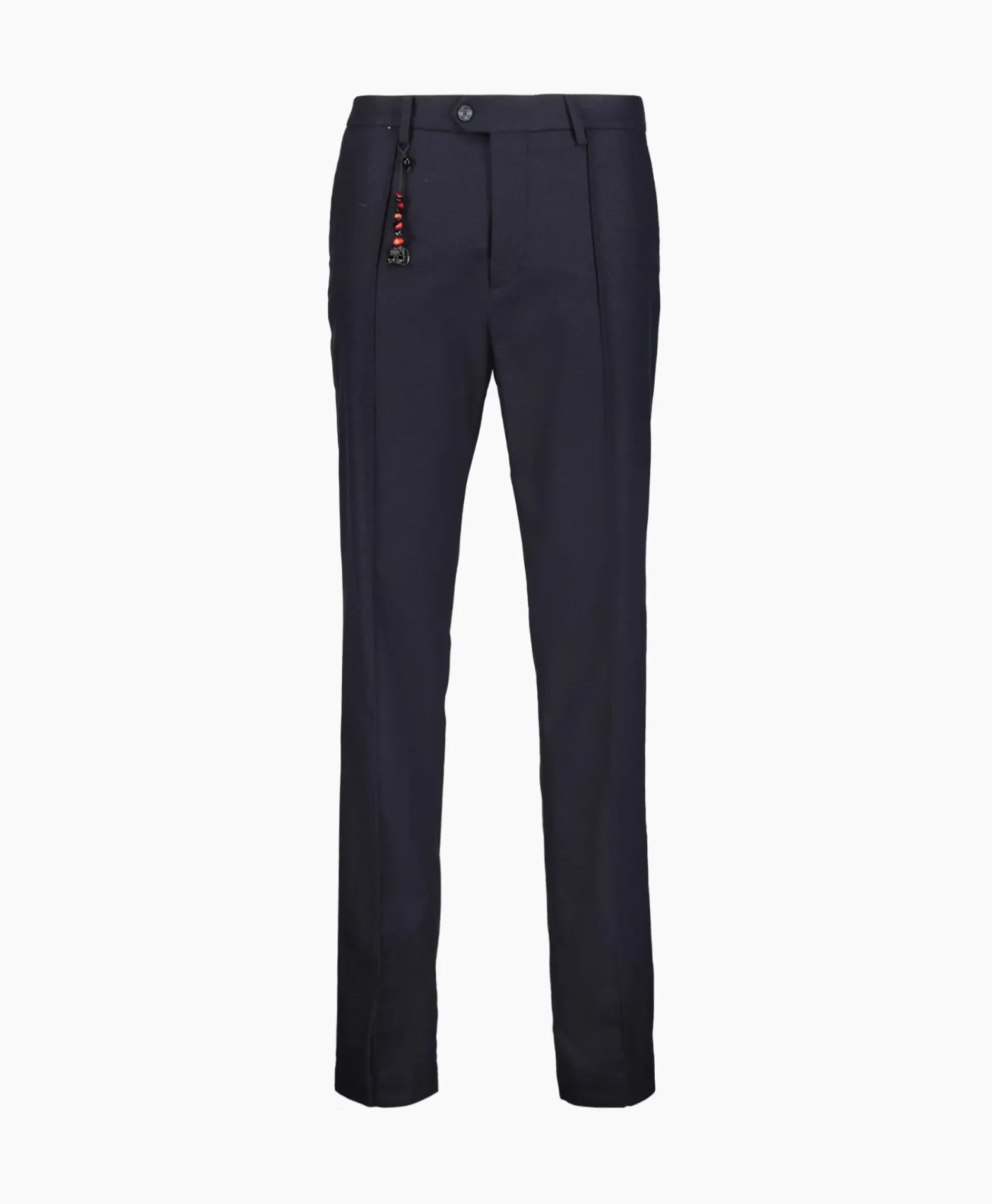 Broeken^Marco Pescarolo Pantalon Bros Zip 4829 Blauw