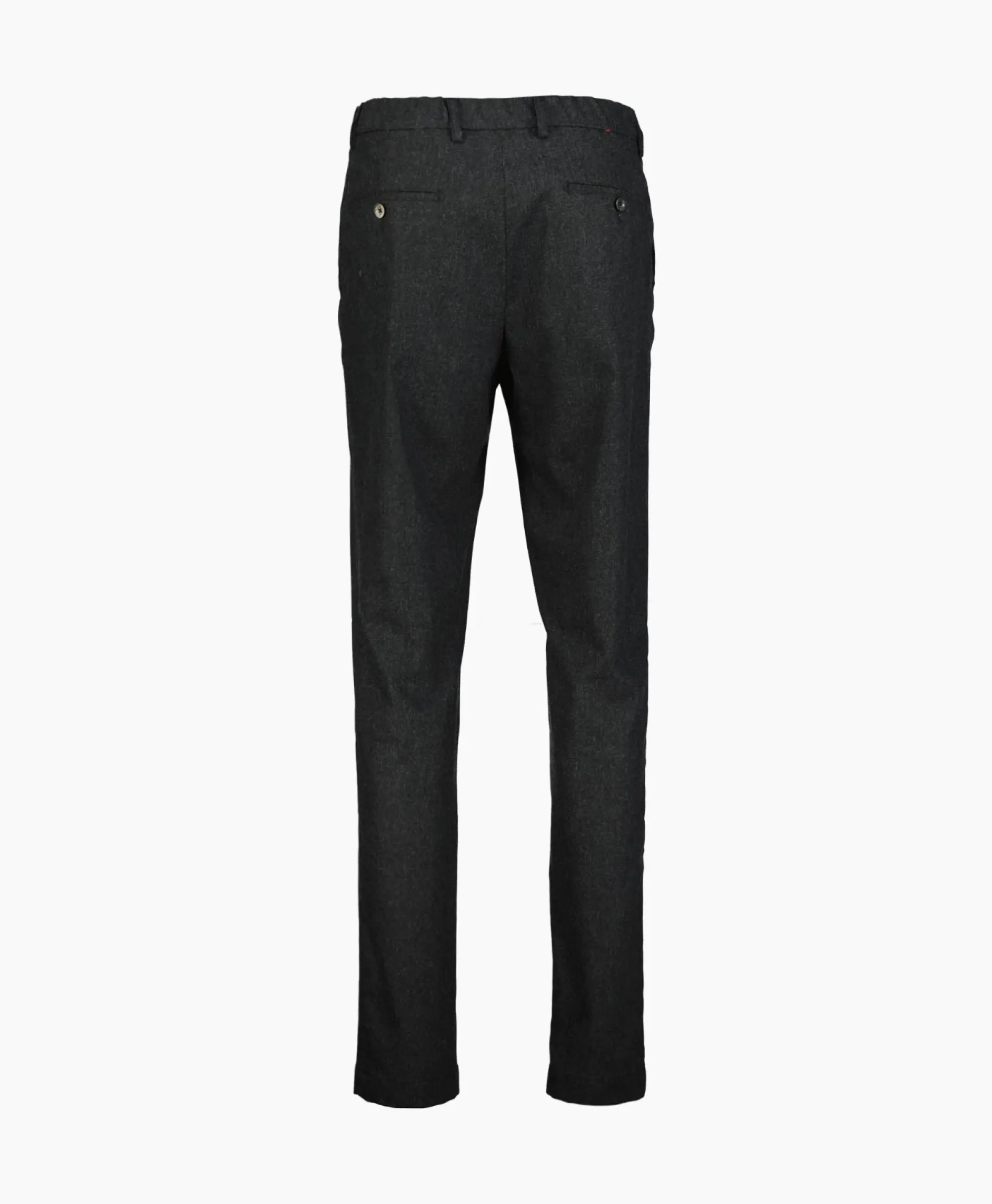 Broeken^Marco Pescarolo Pantalon Bros Zip 4829 Donkergrijs